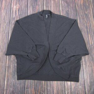Sweaty Betty London Charcoal Grey Kimono Style Cardigan Sweatshirt Size S